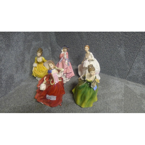 3226 - 5 Royal Doulton figurines 