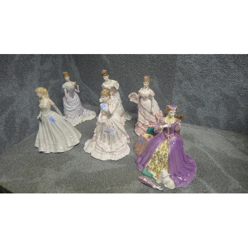 3228 - 4 Royal Worcester figurines 