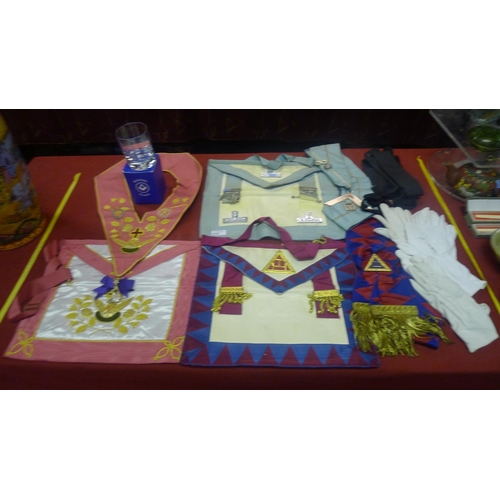 3240 - A quantity of miscellaneous Masonic regalia