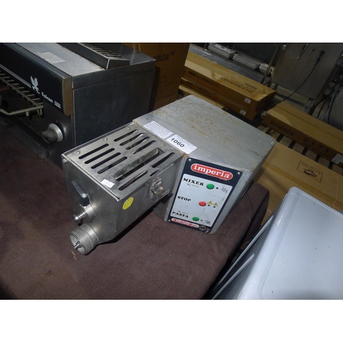 1060 - A commercial stainless steel imperial mincer, no model visible - trade