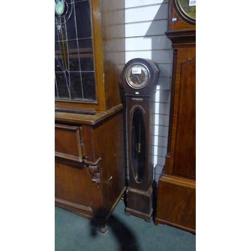 3357 - An Oak cased grand mother clock