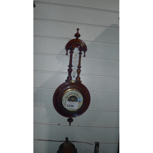 3359 - 1 aneroid barometer