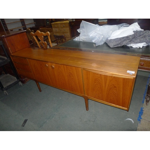 3437 - A vintage teak sideboard by McIntosh approx 214 x 45 x 75cm high