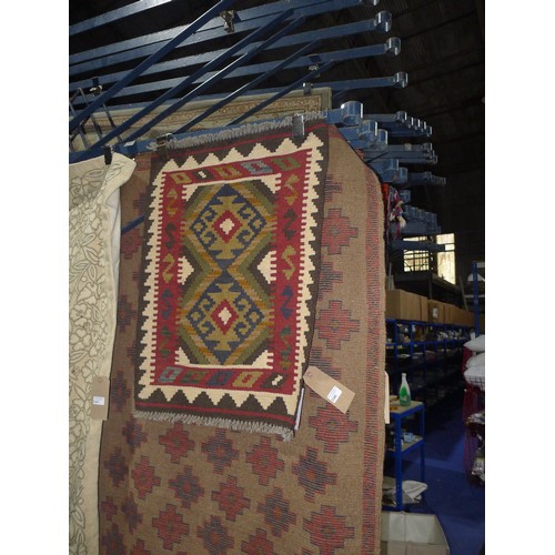 3340 - A Maimana Kilim 77cm x 55cm