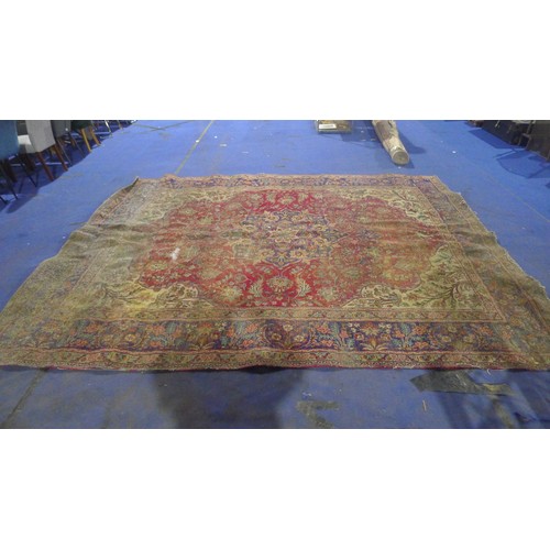 3494 - A multi-coloured floral patterned carpet approximately 380 cm x 300 cm