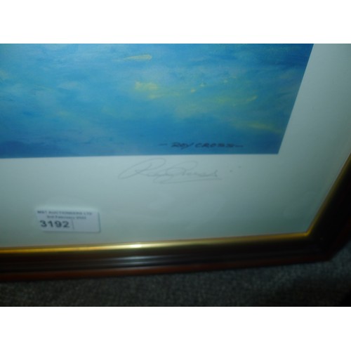 3192 - A framed limited edition print of two Hawker Hurricanes by Roy Cross titled 'The Other Few' signed b... 