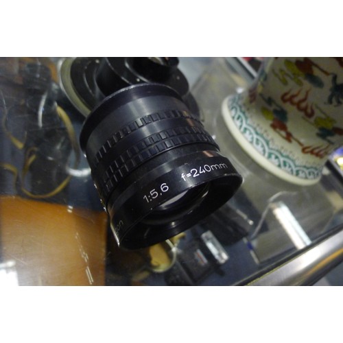 3174 - 1 Asahi Pentax KX camera with a Pentax Macro 1:4/50  lens fitted, 1 Minolta Riva AF35 camera and 8 v... 