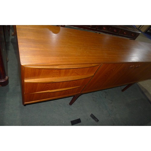 3437 - A vintage teak sideboard by McIntosh approx 214 x 45 x 75cm high