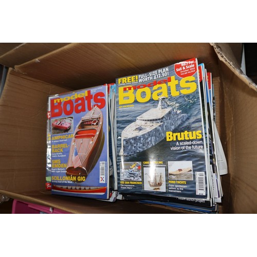 2053 - 6 antiques / collectables books and a quantity of Marine Modelling and Model Boats magazines