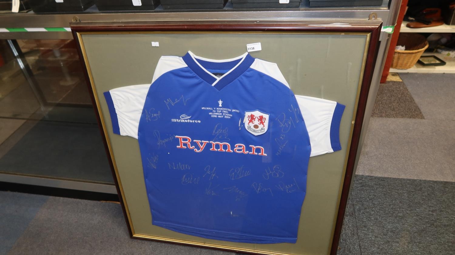 Millwall FC FA 最高 Cup Final 2004 ホームシャツ 2003-04 Millwall