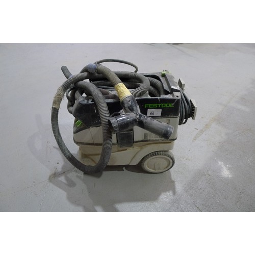 66 - A Festool mobile dust extractor type Cleantex CTM 26E, 240v