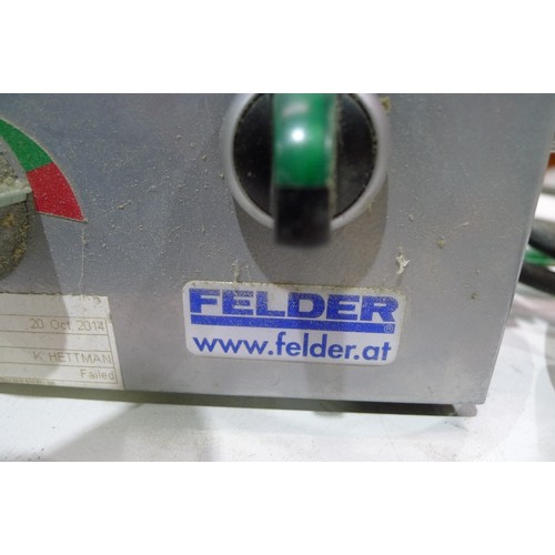 81 - A Felder contour edge banding machine for curved / round edges, 240v - Please note that the attached... 