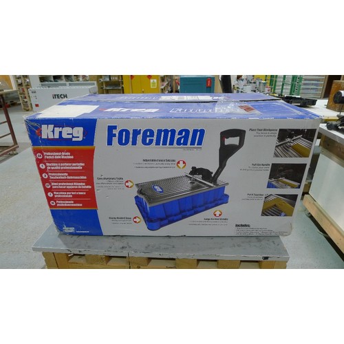 84 - 1 Kreg Foreman professional grade pocket hole machine 240v