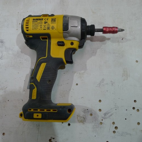 89 - A Dewalt cordless 18v XR Brushless impact driver type DCF787 supplied with 2 batteries, 1 charger an... 