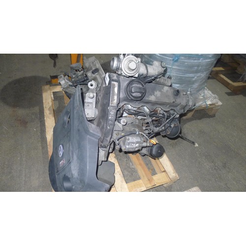 1273 - A VW Golf 1.9TDI engine & gearbox model ASV, Purchased as a running engine from Autoparts but never ... 