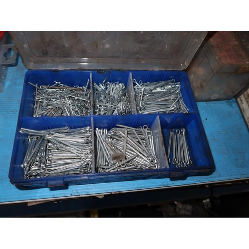 1198 - A quantity of various items including auto fuses, circlips, split pins, insulated terminals etc. Con... 