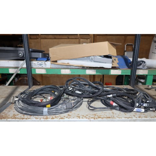 361 - A quantity of various items including a 4 channel DMX dimmer pack, a Snell and Wilcox audio video di... 