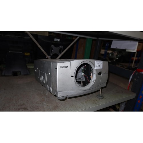 379 - 1 Sanyo Multiverse Pro xtraX projector with 1 x standard lens, 1 x wide angle lens, 1 x long throw l... 