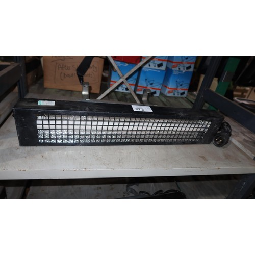 372 - 2 lights type (H) G007/UA (SRL-579A) 240v, each approx 65cm wide. Contents of 2 shelves