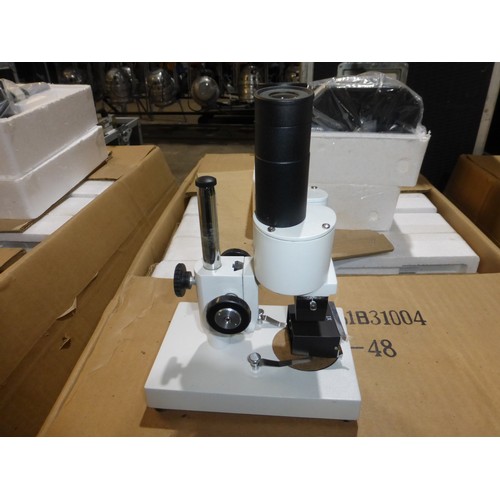 262 - 1 Student Stereo Microscope - Boxed and unused, supplied with 2 WF 10x eye pieces together with two ... 