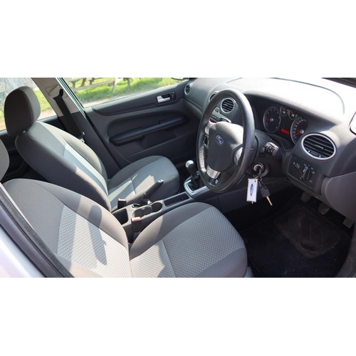 1718 - Ford Focus Style 5 dr Hatchback, silver, Reg WG57 TZY , 1st reg 31/12/2007, 5 spd manual petrol 1596... 