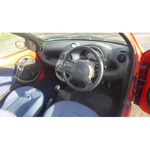 1722 - Ford KA, Red 3 dr Hatchback, Reg; WD04 UEM, 1st Reg 31/07/2004, 5 spd manual petrol, 1297cc, MoT to ... 