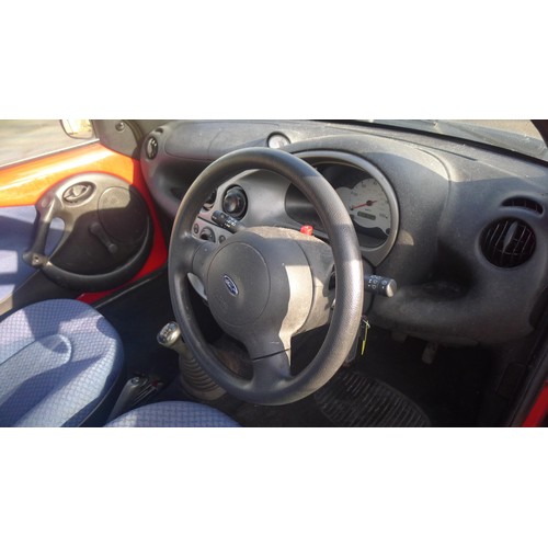 1722 - Ford KA, Red 3 dr Hatchback, Reg; WD04 UEM, 1st Reg 31/07/2004, 5 spd manual petrol, 1297cc, MoT to ... 