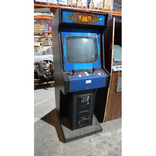 3001 - 1 vintage arcade cabinet video game machine by AMR - Back panel is present, not currently fitted in ... 