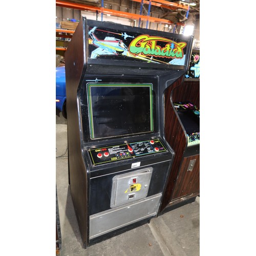 3007 - 1 vintage arcade cabinet video game machine by ALCA type Galactica  - No JAMMA game board fitted, ba... 