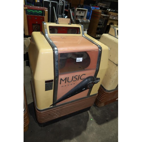 3048 - A vintage Ditchburn jukebox type MK2 Music Maker 16, 78rpm, (circa 1947-1950). This is a vintage Juk... 