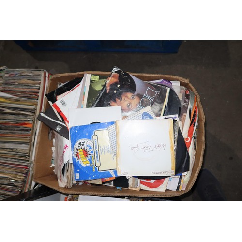 3065 - 1 pallet containing a quantity of various vinyl records comprising mainly 45rpm singles. Not practic... 