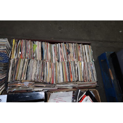 3065 - 1 pallet containing a quantity of various vinyl records comprising mainly 45rpm singles. Not practic... 