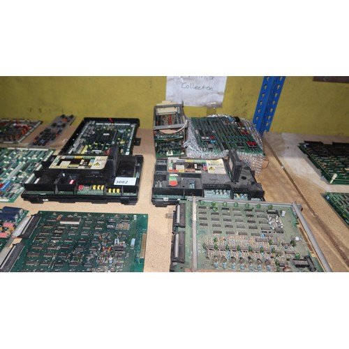 3082 - A quantity of various vintage boards including JAMMA type game boards, 2 Barcrest MPU 4 boards, a Ma... 