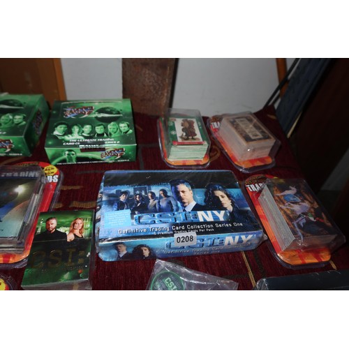 3108 - A quantity of various trading card sets including CSI, Buffy, Planet of the Apes etc. Contents of on... 