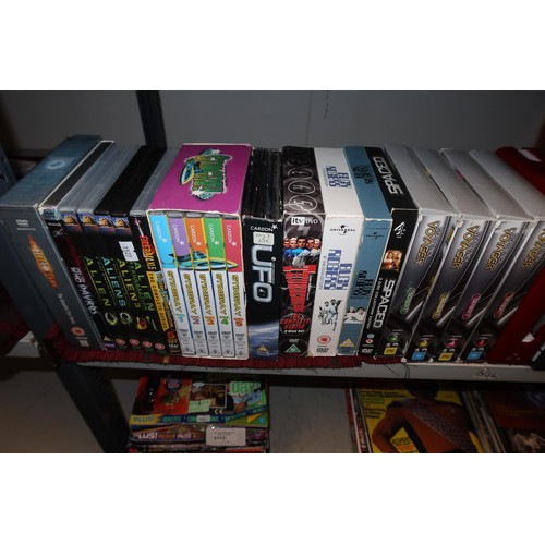 3112 - A quantity of dvd box sets including Gerry Anderson, Thunderbirds, Stingray, Fireball XL5, UFO, Buck... 