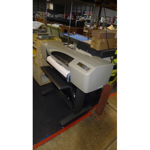 2225 - A wide format inkjet plotter/printer by HP type Design Jet 500 with stand (Trade)