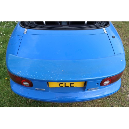 6 - Mazda MX-5  Eunos Roadster, blue, Reg. no. G468 CLE, 1st registered 22/07/1997 in UK, manufactured i... 