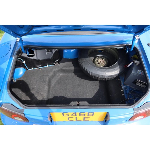 6 - Mazda MX-5  Eunos Roadster, blue, Reg. no. G468 CLE, 1st registered 22/07/1997 in UK, manufactured i... 