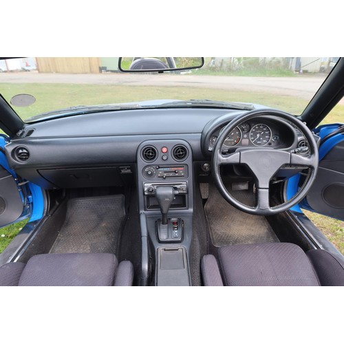 6 - Mazda MX-5  Eunos Roadster, blue, Reg. no. G468 CLE, 1st registered 22/07/1997 in UK, manufactured i... 