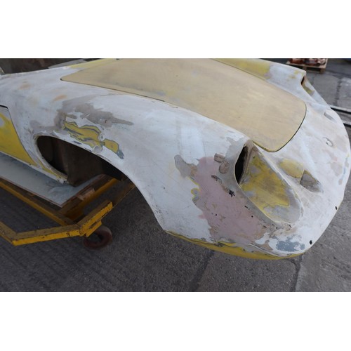 9 - Lotus Europa Twin Cam Body shell circa 1972, No v5 or Chassis plate. Has received some body repair f... 