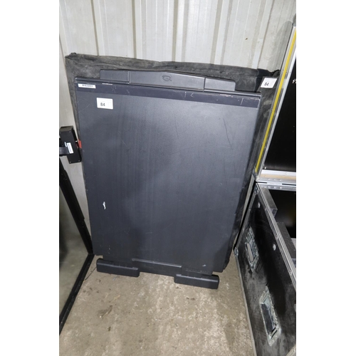 84 - A Duramax flip chart easel with soft carry case