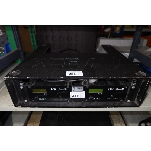 225 - 2 amplifiers by d & b Audiotechnik types 1 x E-PAC and 1 x E-PAC/D both with power leads and are sup... 