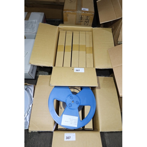 307 - 2 open boxes containing approximately 22,500 x DM412 constant current LED drivers