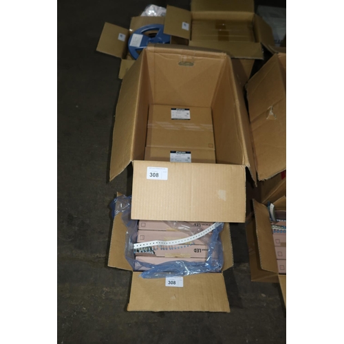 308 - 2 sealed boxes and 1 open box containing a quantity of approximately 45,000 Nichia Blue LED's type N... 