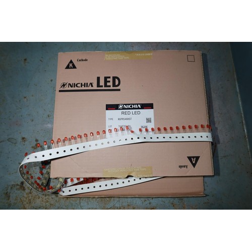 310 - 2 sealed boxes and 1 open box containing a quantity of approximately 45,000 Nichia Red LED's type NS... 