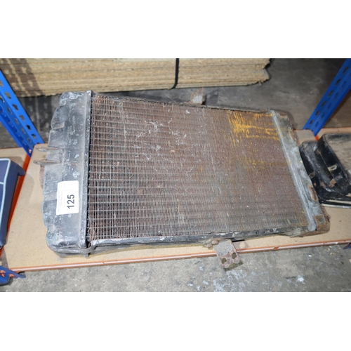 125 - 1 vintage radiator possibly for an MG