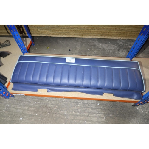 129 - 1 vintage rear seat back possibly for a Jaguar