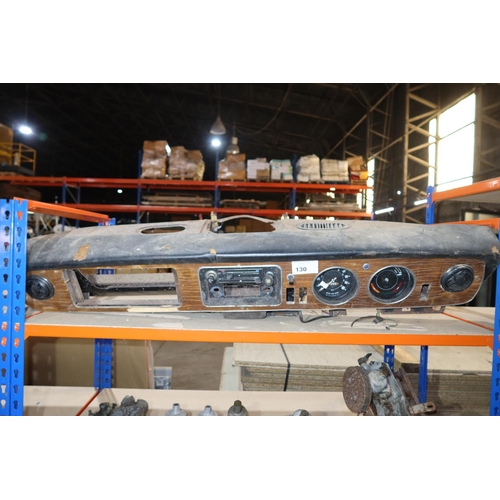 130 - 1 vintage dash board possibly for a Ford