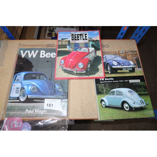 161 - 3 hardback books on the VW Beetle