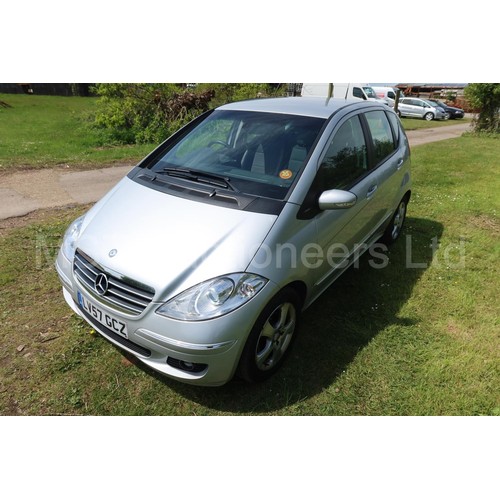 174 - Mercedes A170 Avantgarde SE CVT 5 Dr hatchback Silver, Reg: LV57 GCZ, 1st Reg: 26/09/2007, Variable ... 